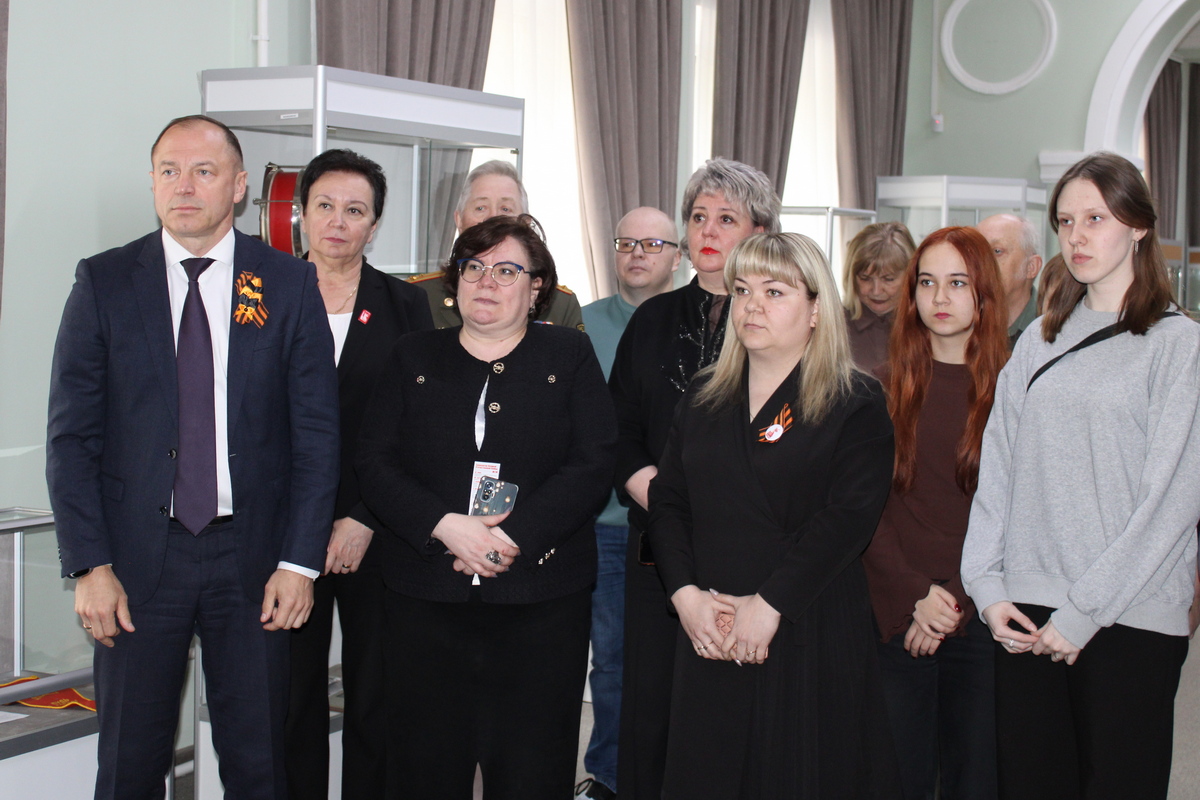 В художественно-краеведческом музее открылась выставка «Узловая: вклад в Победу».